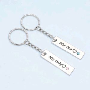 His & Hers keychain set
